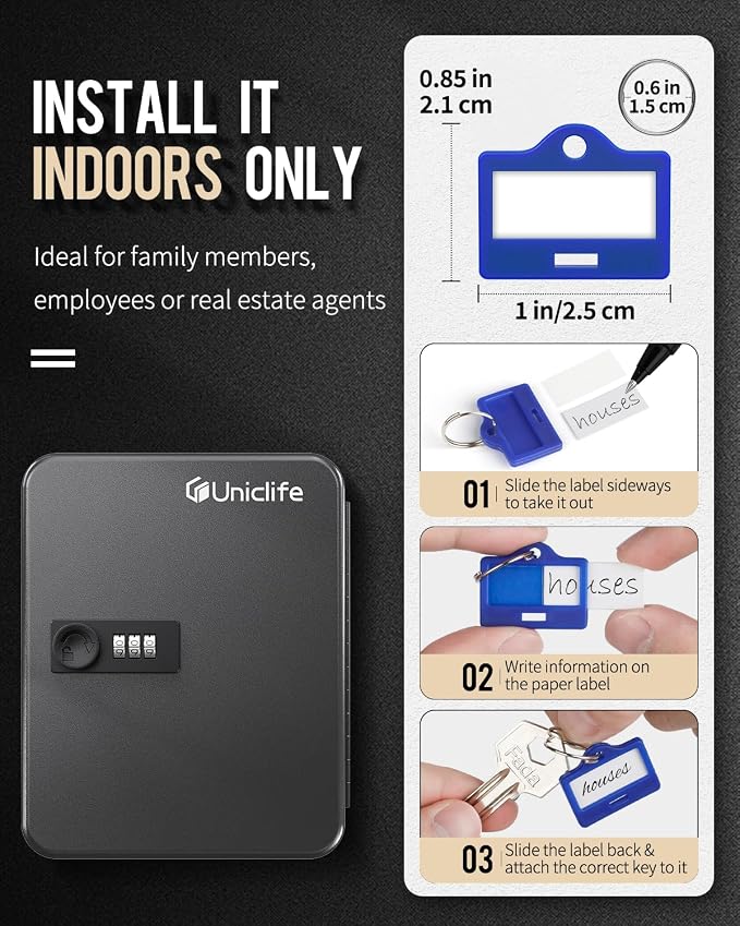 Uniclife 20 Position Key Cabinet - Image 8
