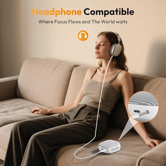 Portable Sound Machine for Travel, Mini Noise Machine - Image 7