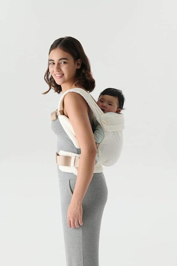 NEST BLANCHE Baby Carrier – Soft Cotton Linen Blend - Image 9