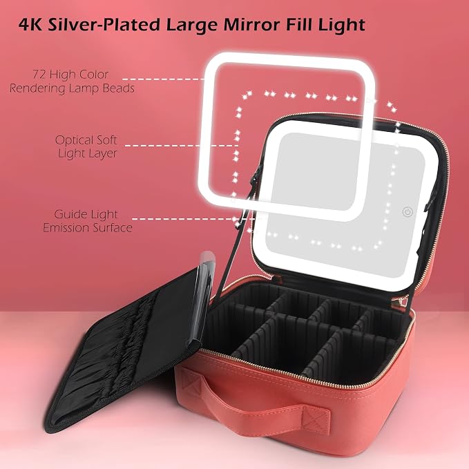 MOMIRA Travel Cosmetic Train Case - Image 5