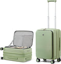 Hanke Hardside Expandable Carry On Luggage, 20 Inch Top Opening Trunk Luggages by Hanke
