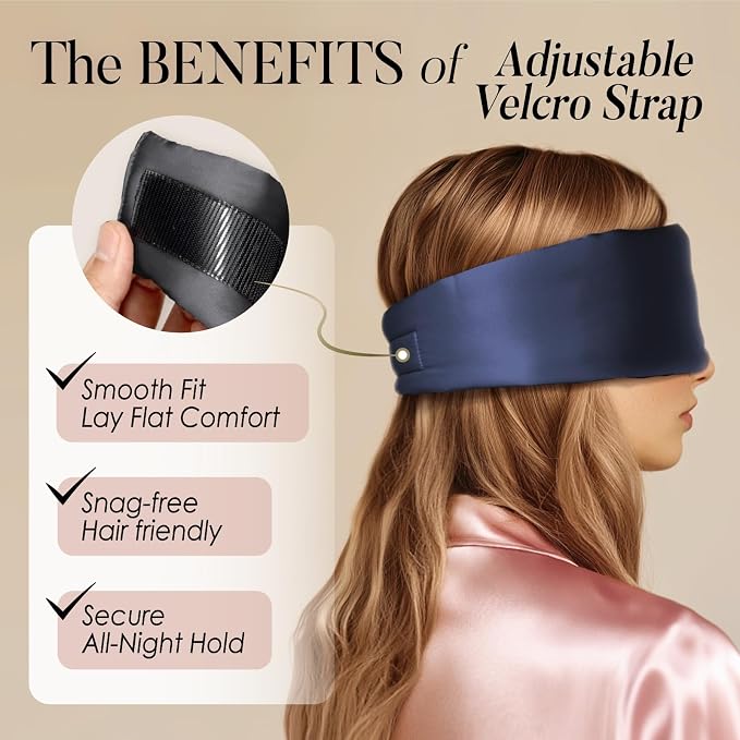 LULUSILK Reversible Mulberry Silk Sleep Mask - Image 4
