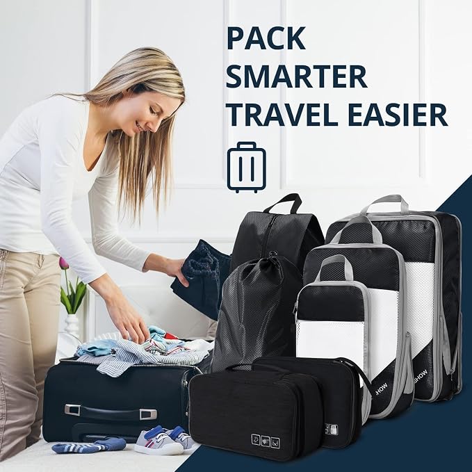 7 Set Compression Packing Cubes - Image 7