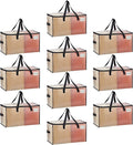 VENO 10 Pack Moving Bags, Comforter and Blanket Storage Bags by Veno