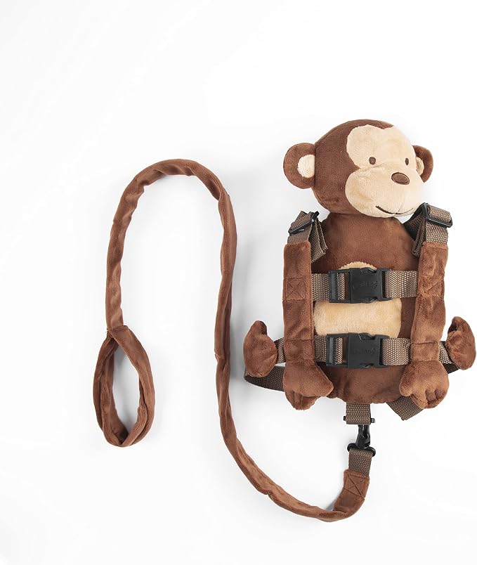 2 in 1 New Monkey Toddler Safety Harness Backpack Children's Walking Leash - Image 2