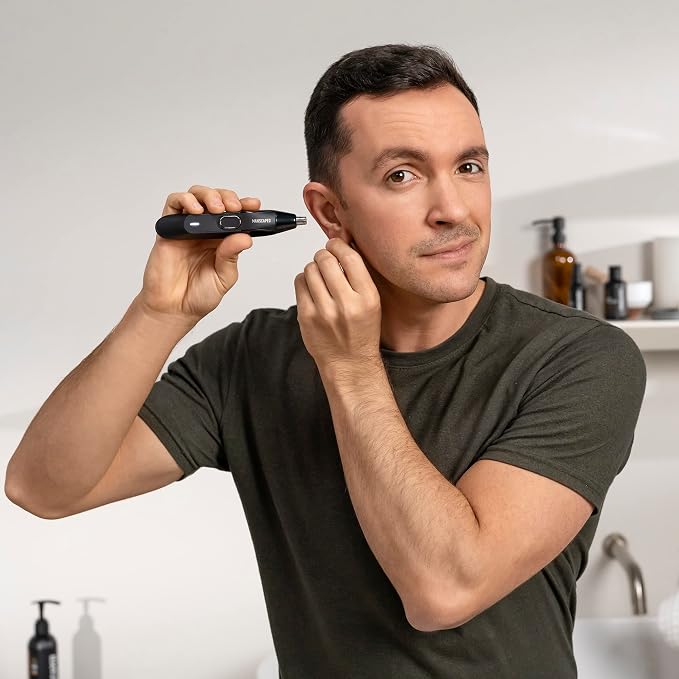 MANSCAPED® The Weed Whacker® 2.0 Electric Nose & Ear Hair Trimmer – 7, 000 RPM - Image 9