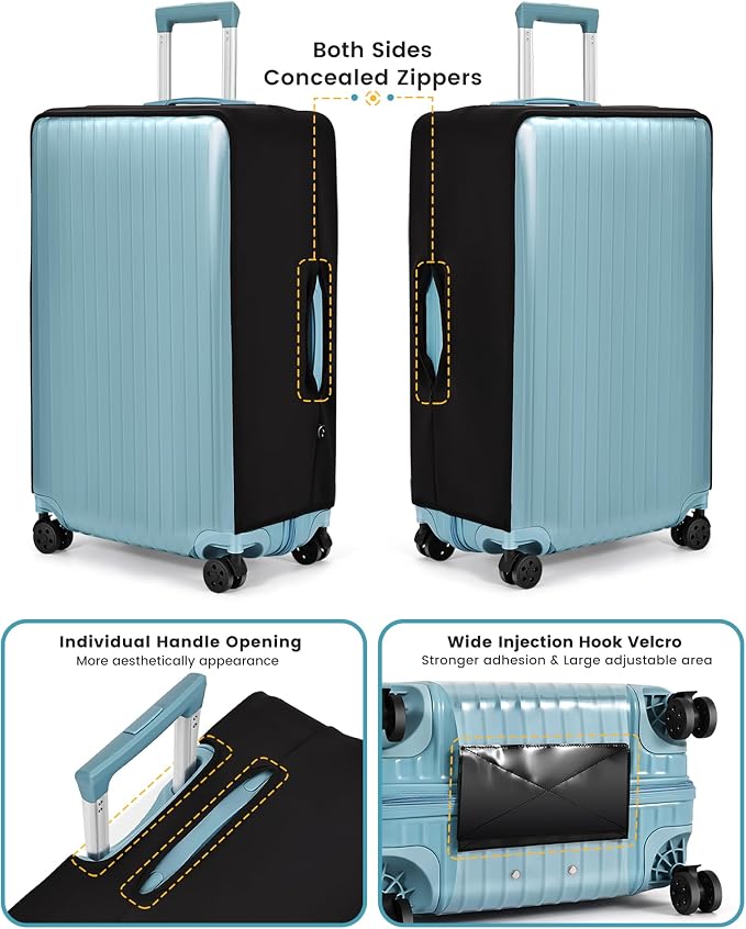Travelkin Clear Luggage Cover Protectors - Image 3