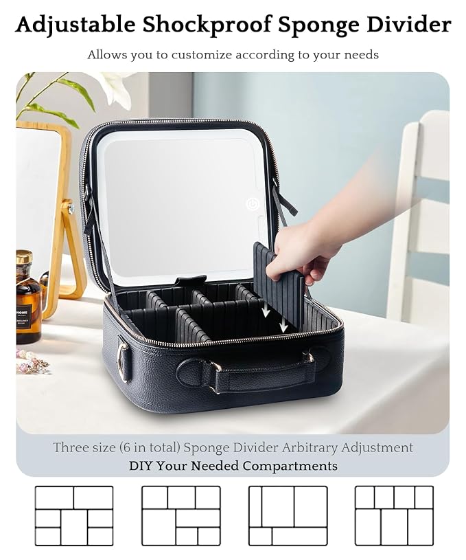 MOMIRA Travel Makeup Bag Cosmetic Bag - Image 6