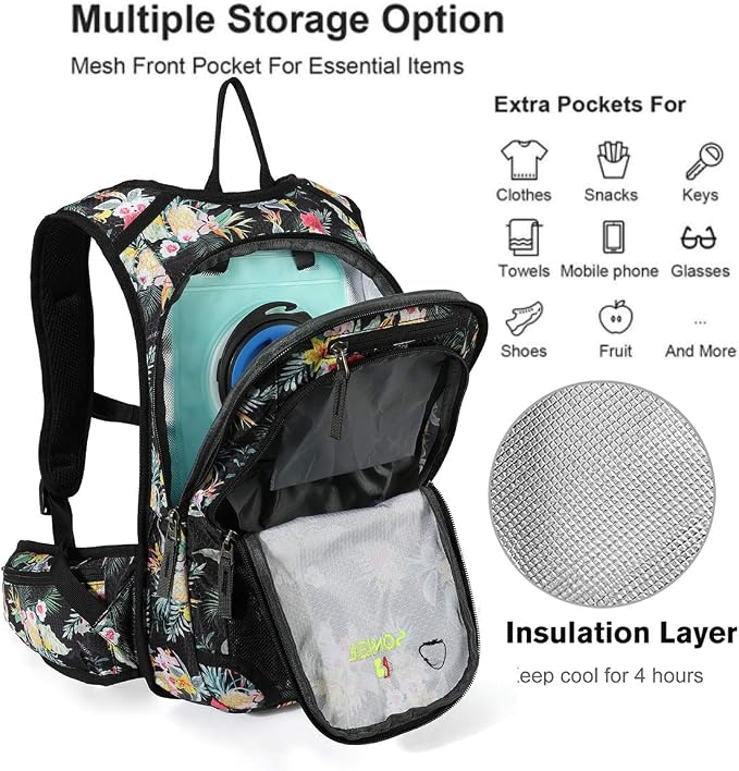 Hydration Pack Backpack with 3L Water Bladder - Image 3