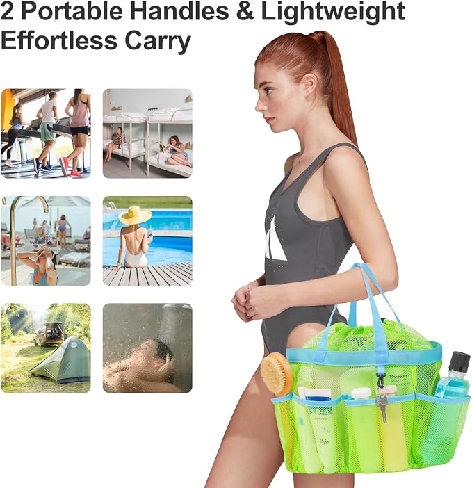 F-color Mesh Shower Caddy Portable - Image 6