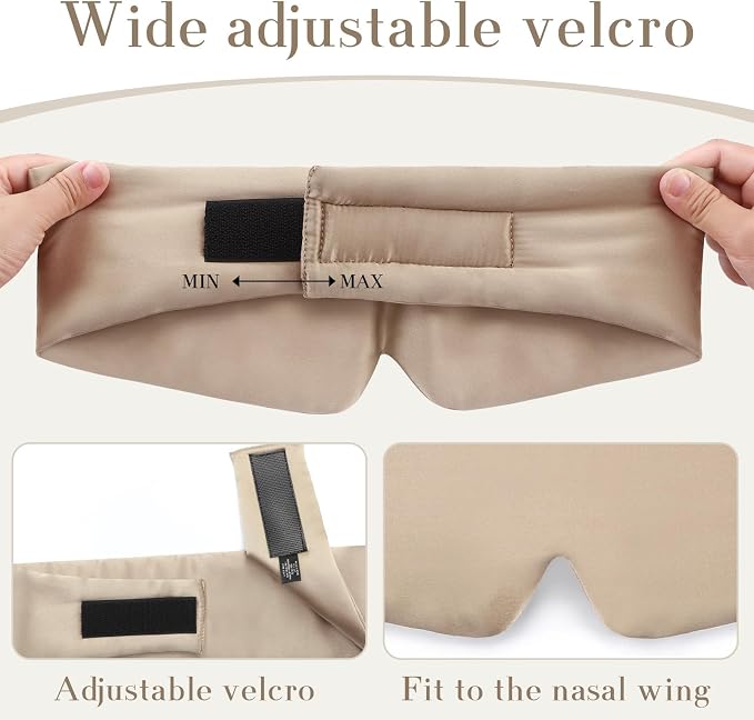 100% Mulberry Silk Sleep Mask Eye Mask - Image 4