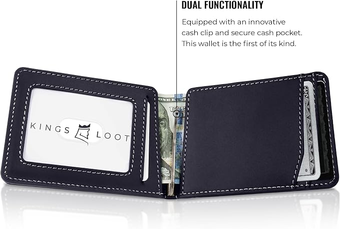 Kings Loot Wallet for Men | Customized Minimalist Slim RFID Blocking Leather - Image 4
