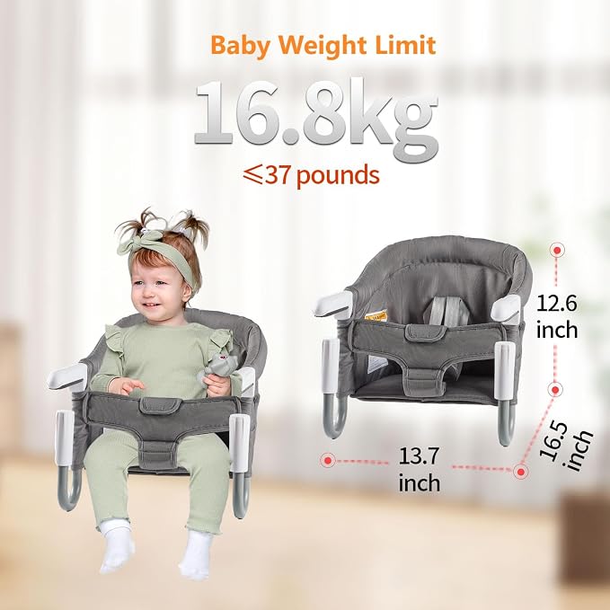 Hook On High Chair Portable & Foldable - Image 7