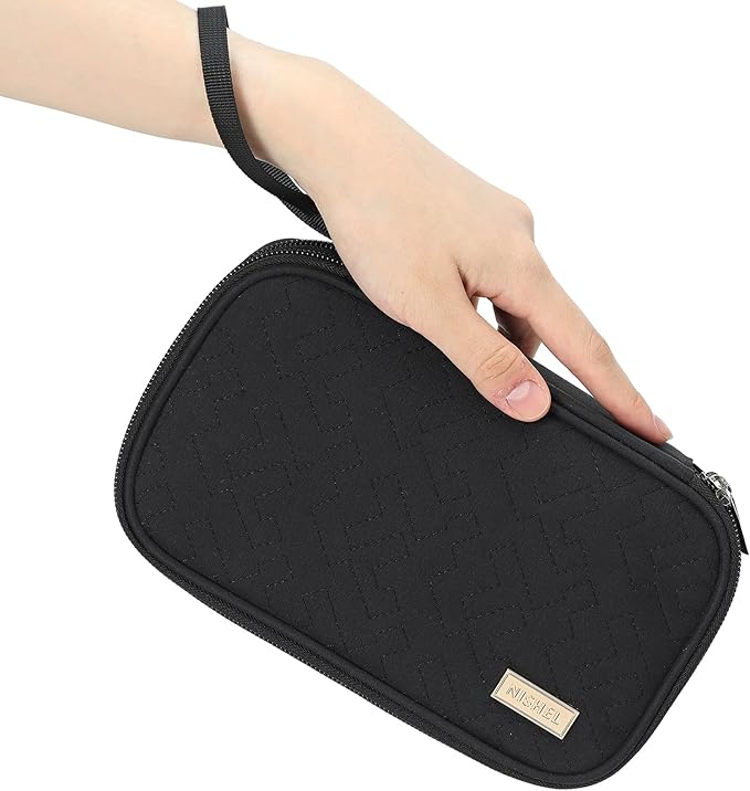 NISHEL Travel Cord Organizer Case, Double Layers Tech Electronic Bag, Essentials - Image 3