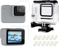 D&F Waterproof Housing Case for HERO7 White & Hero 7 Silver, 30M Underwater by Unknown