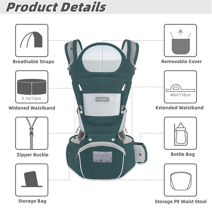 Baby Carrier Ergonomic Infant Carrier - Image 2