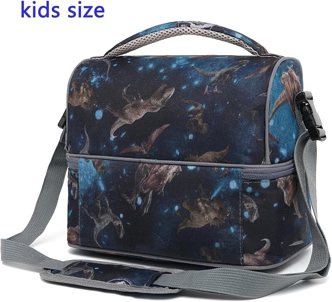 FlowFly Double Decker Cooler Insulated Lunch Bag Large Tote - Image 6