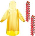 Bruvoalon 6 & 20 Pack Disposable Rain Ponchos by Bruvoalon