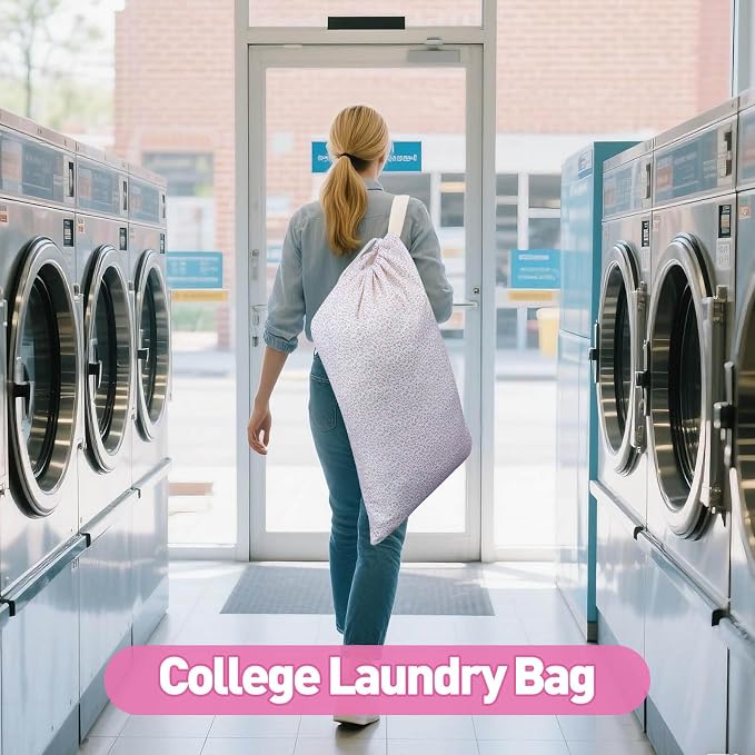 College Laundry Bag, Dirty Clothes Laundry Bag - Image 7