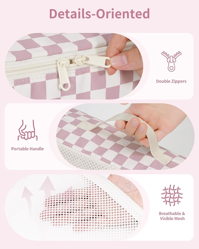 Narwey 7 Set Checkered Packing Cubes - Image 4