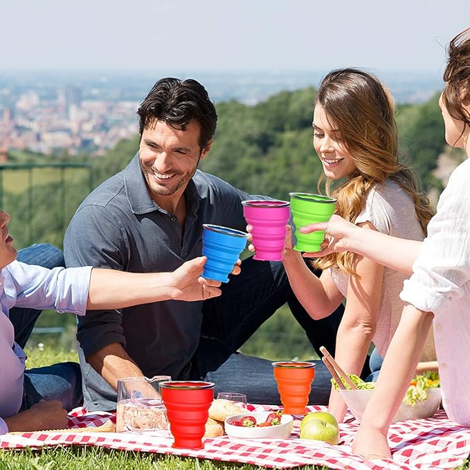 Collapsible Silicone Foldable Cup - Image 5