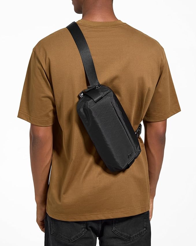 tomtoc Compact EDC Sling Bag, Minimalist Chest Shoulder Backpack Crossbody Bag - Image 7