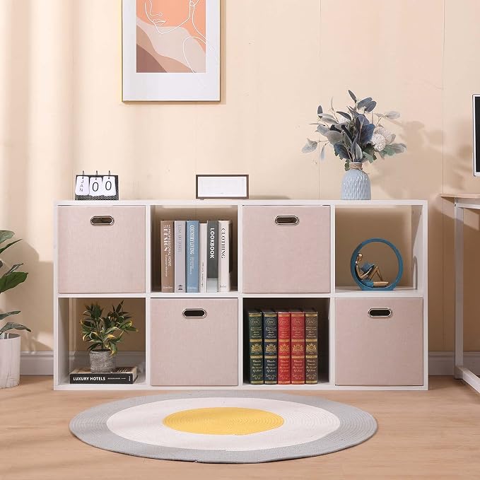 Cube Storage Bins 13×13 Linen Foldable Box - Image 6