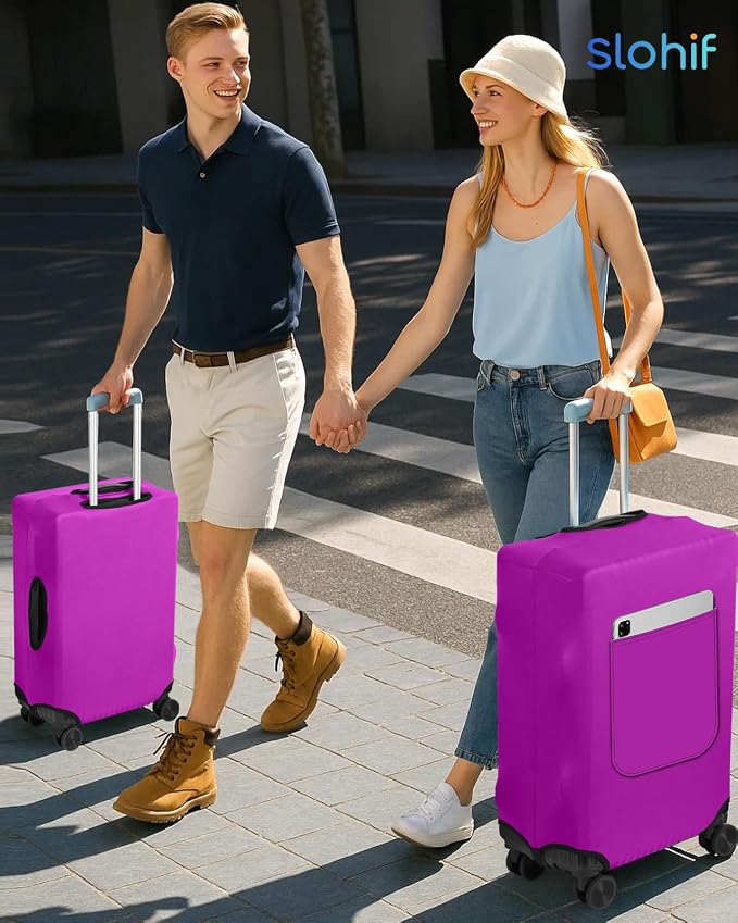 Slohif Luggage Cover for Suitcase Tsa Approved Protector - Image 6