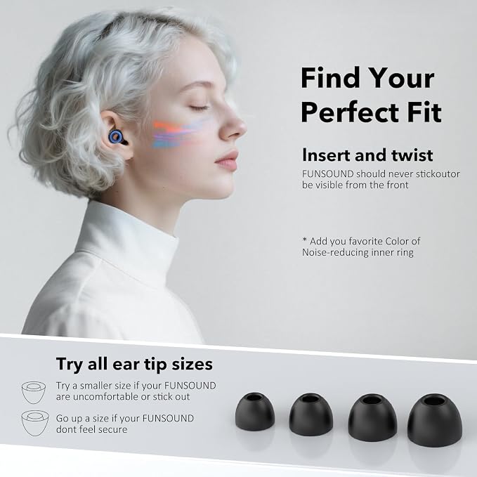 Ear Plugs for Sleeping Noise Cancelling -30dB, Deep Focus, Hearing Protection - Image 3