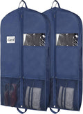 Zilink 43" Suit Bags for Men Travel and Storage Gusseted Garment Bags for by Zilink