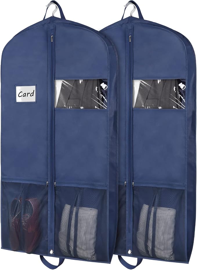 Zilink 43" Suit Bags for Men Travel and Storage Gusseted Garment Bags for by Zilink