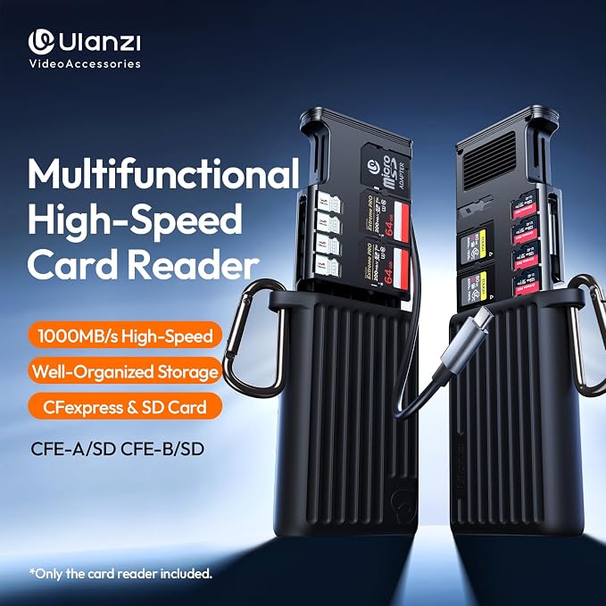 ULANZI MCR-01 High-Speed SD Card Reader Case, USB 3.2 CFexpress A Card Reader - Image 4