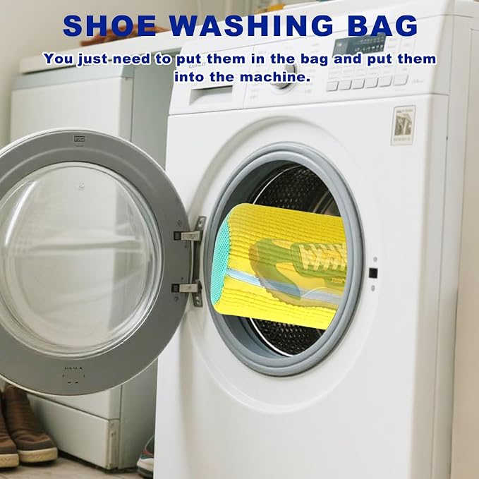 Shoe Washing Machine Bag Reusable Shoe Cleaning Bag - Image 7