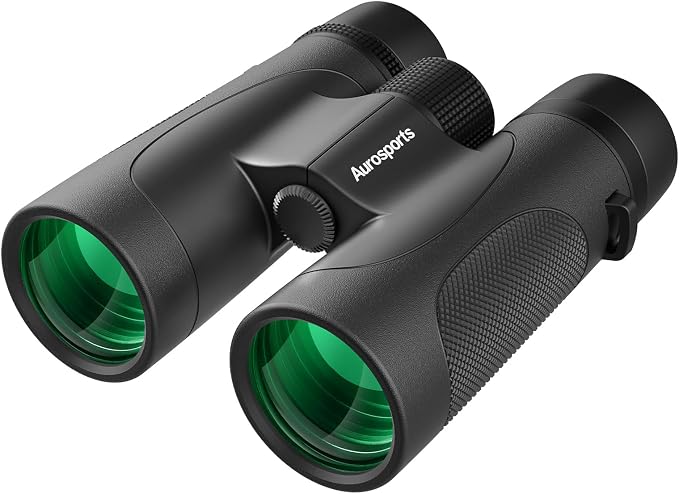 12x42 Binoculars for Adults High Powered: Waterproof HD Bird Binoculars by aurosports