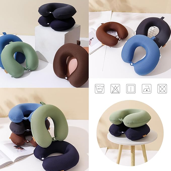 Travel Neck Pillow Cover, Neck Pillow Case - Image 6