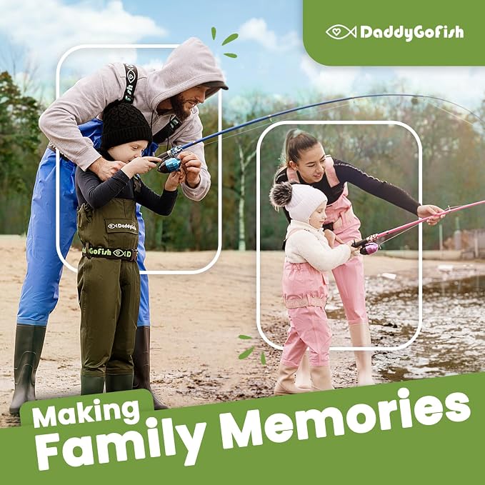 DaddyGoFish Kids Fishing Pole - Image 7
