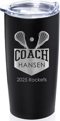 Lifetime Creations Custom Lacrosse Coach Tumbler by LifetimeCreations