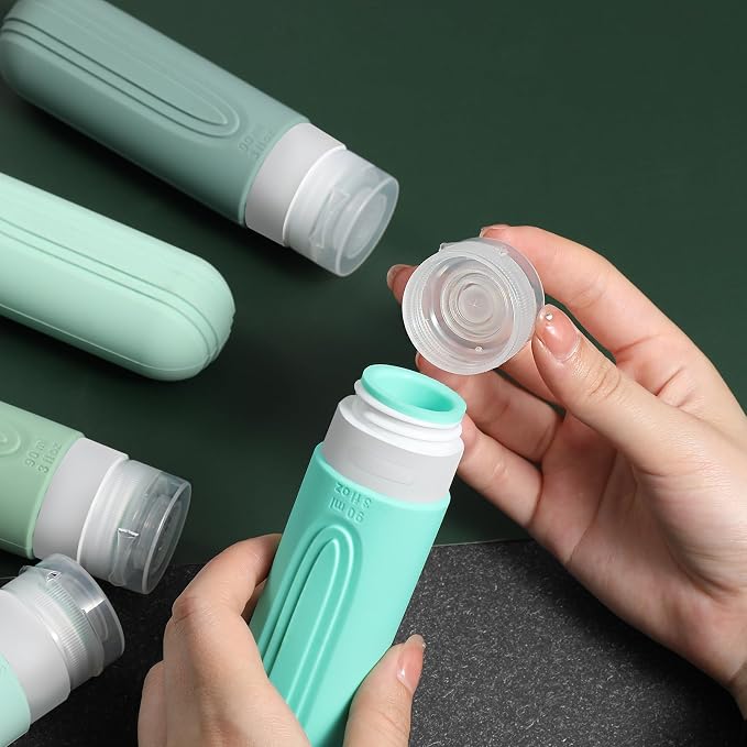 Travel Bottles for Toiletries, 5 Pack TSA Approved Travel Size Containers - Image 2