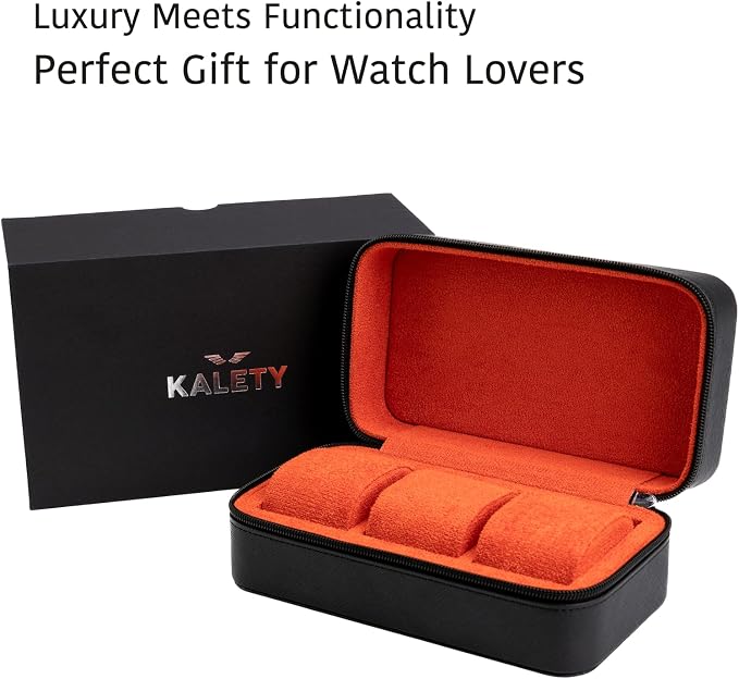 Watch Travel Case for Men | Leather Watch Case - Image 6
