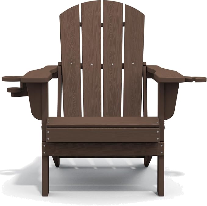 SERWALL Adirondack Chair with Cup Holders - Image 10