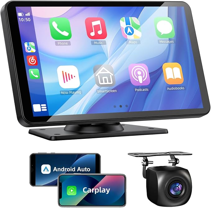 Wireless Apple Carplay and Android Auto Screen by VUKARUAL
