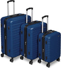 Amazon Basics 3-Piece Set, Hardshell Suitcases by AmazonBasics