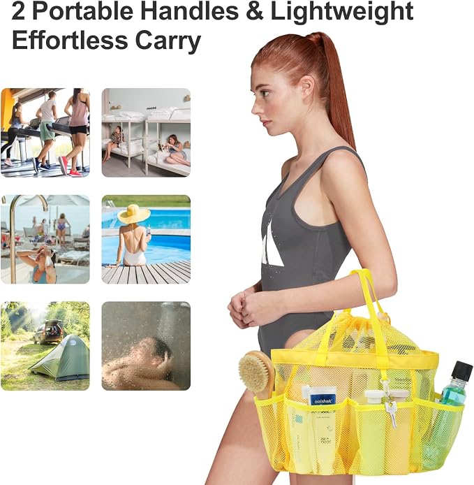 F-color Mesh Shower Caddy Portable - Image 6