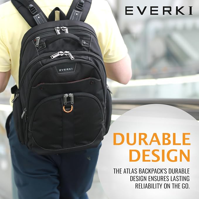 EVERKI 32L Atlas Business Laptop Backpack – Adjustable Compartment - Image 8