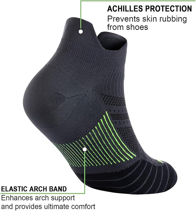 PAPLUS Ankle Compression Sock for Men and Women 2/4/6 Pairs, Low Cut - Image 4