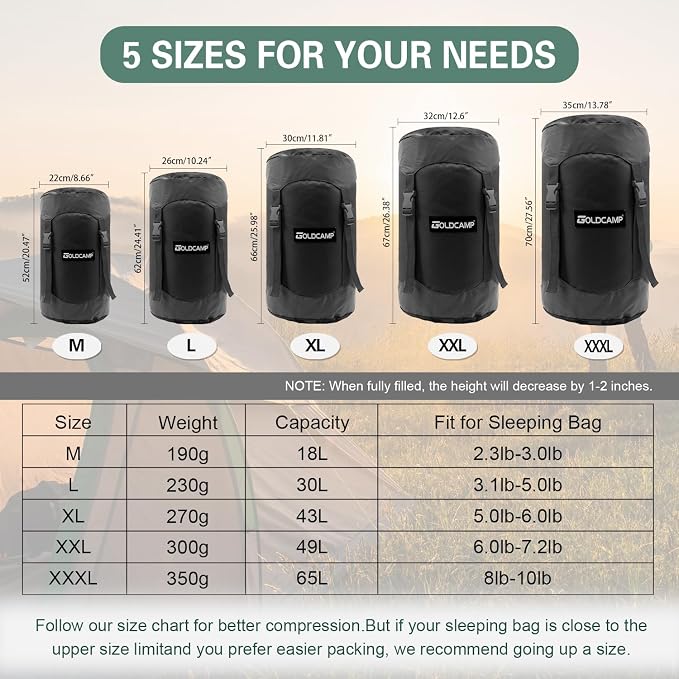 Outdoor Storage Stuff Sacks, Camping Gear Organizer - Image 2