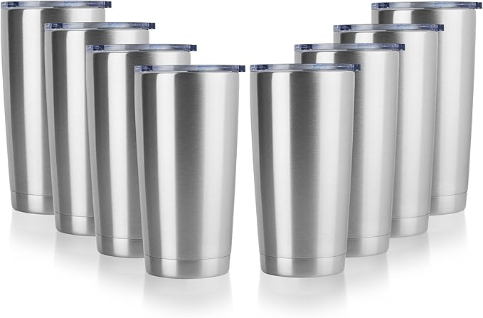 DOMICARE 20oz Stainless Steel Tumbler Bulk by VisittheDOMICARE