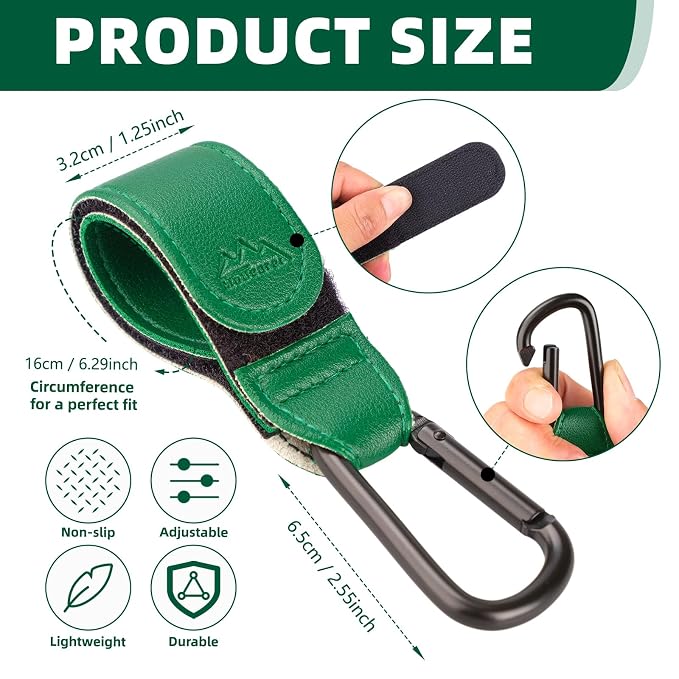 Baby Stroller Hooks Bag Hooks for Hanging Diaper Bags Multipurpose Hooks for - Image 2