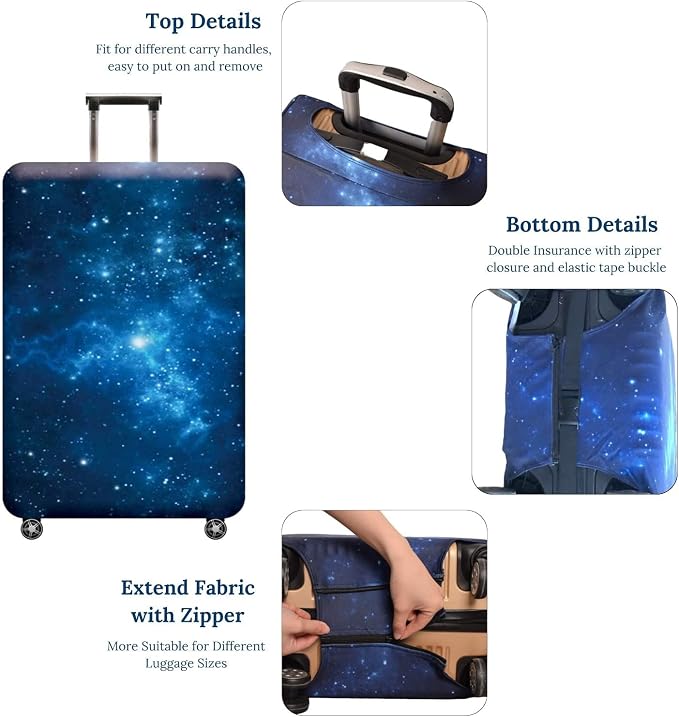 Luggage Cover, Protective Washable Suitcase Cover - Image 2