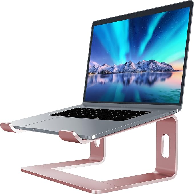 SOUNDANCE Laptop Stand, Aluminum Computer Riser, Ergonomic Laptops Elevator by Soundance